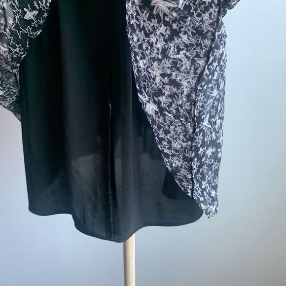 LoveShackFancy Scarlett Star Print Silk Mini Dress - Picture 6 of 11